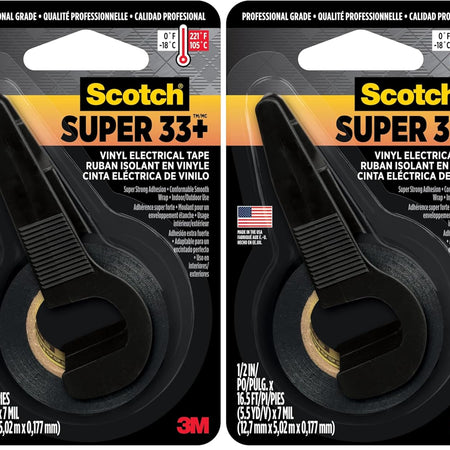 Scotch Extreme Weather Electrical Tape, 3/4-in by 29-ft, Black, 1-Roll