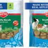 Kaytee Timothy Biscuits, Apple, for Guinea Pigs & Rabbits | Baked Treat | 4 oz | Pack of 2 | Small Animals