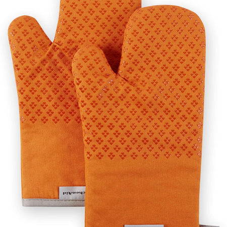 KitchenAid Asteroid Oven Mitt Set, 7"x12.5", Dark Green, 2 Piece