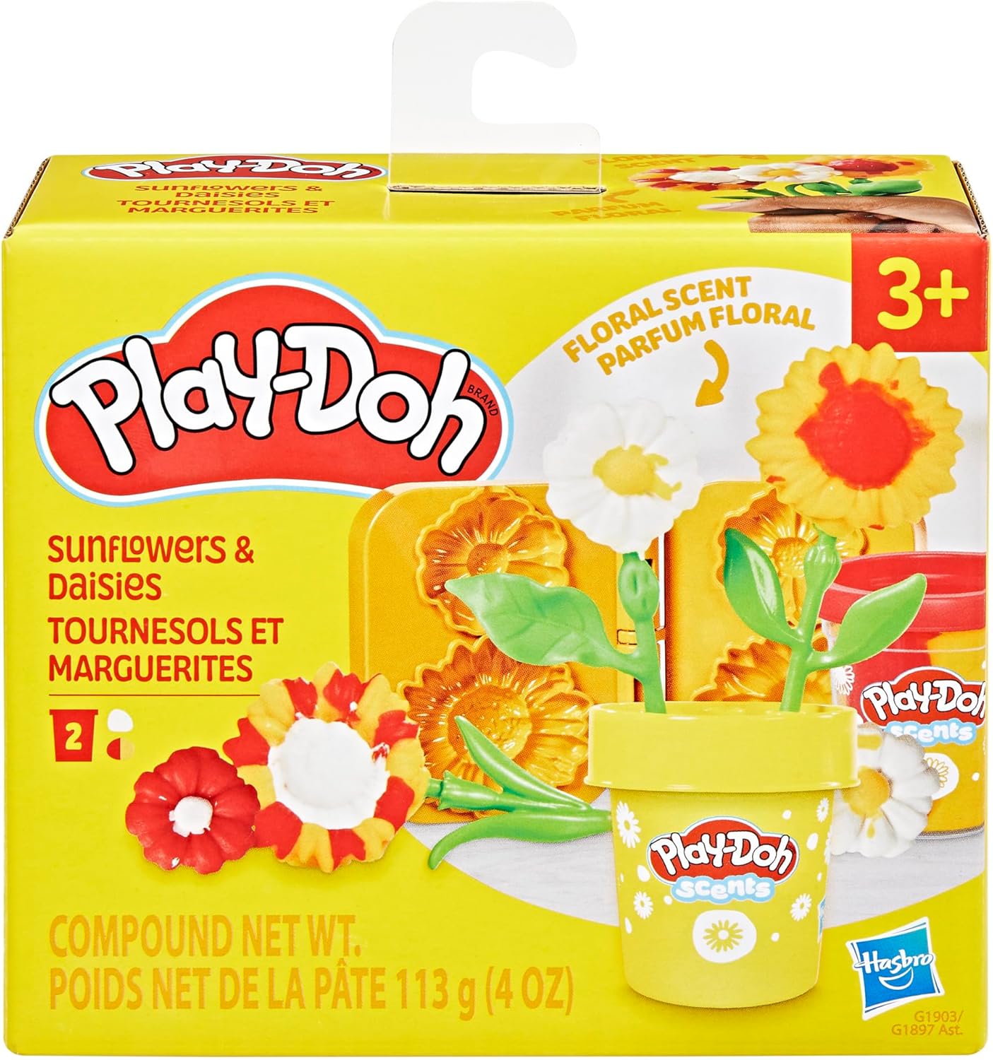 Play-Doh Flower Bundle, Tulips, Daffodils, Sunflower & Daisies, Kids Arts & Crafts Kit, Gifts for Girls & Boys (Bundle)