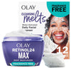 Olay Retinol Face Moisturizer, 24 MAX Anti-Aging Night Cream for Women, Fragrance-Free, Anti-Wrinkle Skin Care (1.7 oz) & Trial Size Retinol Cleansing Melts, Water-Activated Face Wash (12 ct)