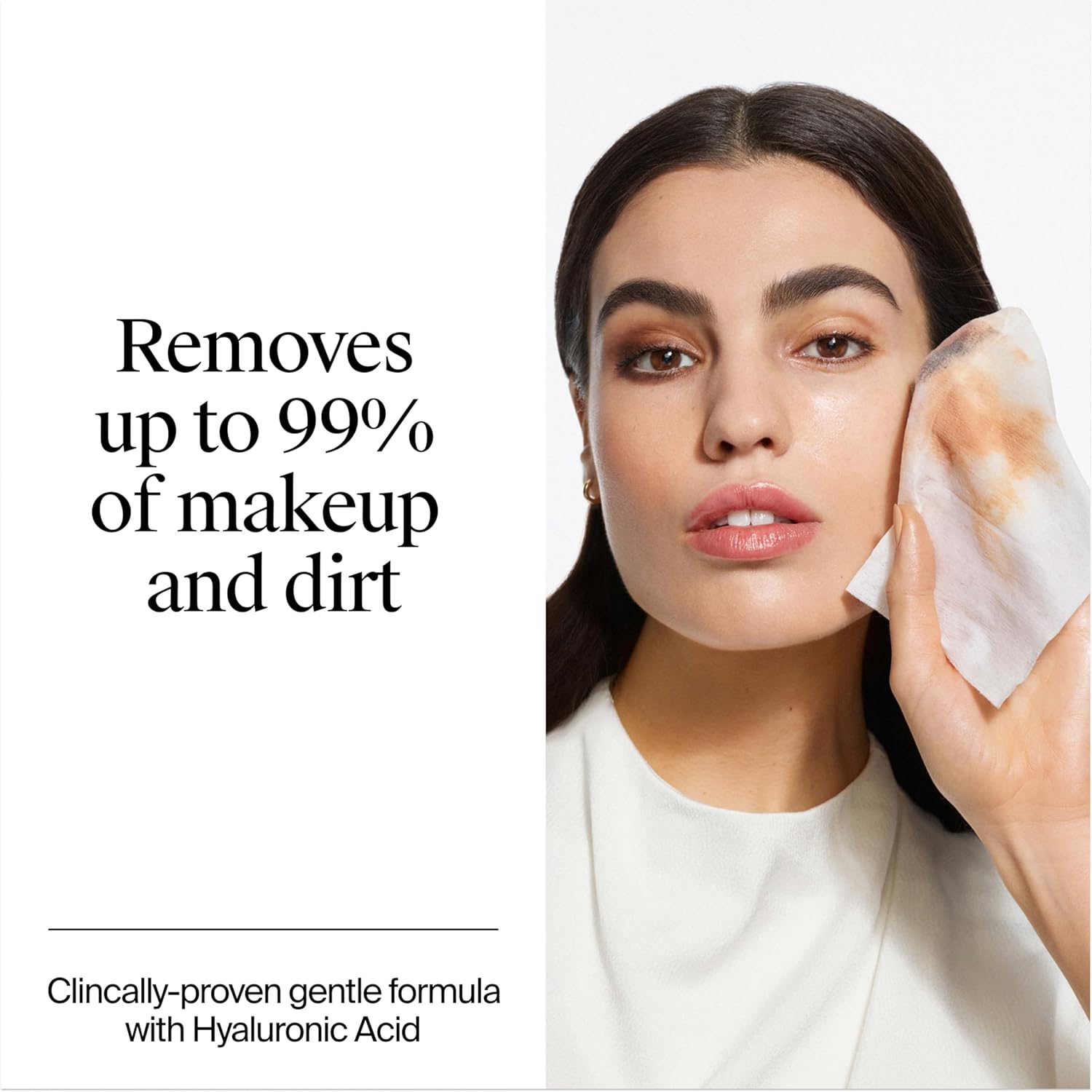 Neutrogena Hydro Boost Ultra-Soft Micellar Cleansing Wipes with Hyaluronic Acid, Hydrating Makeup Remover Wipes Remove Dirt & Waterproof Makeup, Hypoallergenic, Plant-Based Cloth, 2 x 25 ct