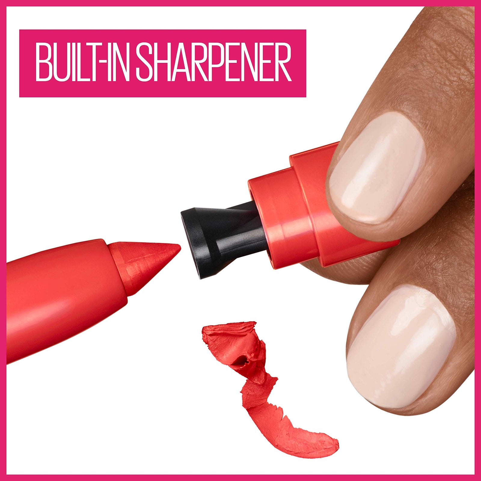 Maybelline Super Stay Ink Crayon Lipstick Makeup, Precision Tip Matte Lip Crayon with Built-in Sharpener, Longwear Up To 8Hrs, Rise To The Top, Burnt Sienna, 1 Count