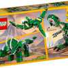 LEGO Creator 3 in 1 Mighty Dinosaur Toy, Transforms from T. rex to Triceratops to Pterodactyl Dinosaur Figures, Great Gift for 7-12 Year Old Boys & Girls, 31058