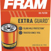 FRAM Extra Guard PH9688 10K Mile Change Automotive Replacement Interval Spin-On Engine Oil Filter for Select Vehicle Model Years, Vehicle Engine Protection Oil Filter for Everyday Drivers