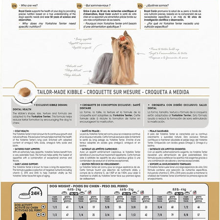 Royal Canin Breed Health Nutrition Yorkshire Terrier Adult Dry Dog Food, 2.5 lb Bag