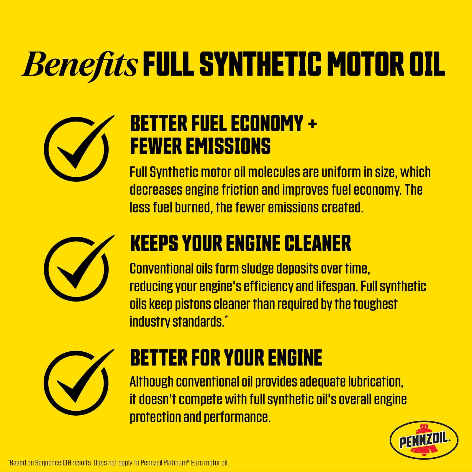 Pennzoil Platinum Euro L Full Synthetic 5W-30 Motor Oil, 5 Quart (3 Pack)