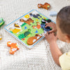 Melissa & Doug Safari Wooden Chunky Puzzle (8 pcs), Educational Screen Free Activity for Toddler, Preschoolers and Kids Ages 2+ - FSC Certified