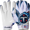 Franklin Sports Youth NFL Football Receiver Gloves - Kids Football Gloves Pair - NFL Team Logos and Silicone Palm
