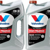 Valvoline Full Synthetic High Mileage with MaxLife Technology SAE 0W-20 Motor Oil 5 QT, Case of 3