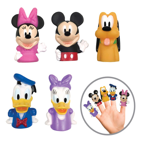 Disney Mickey Mouse & Friends Finger Puppets - Party Favors, Educational, Bath Toys