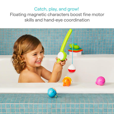 Munchkin® Fishin'™ Magnetic Baby and Toddler Bath Toy, 4pc Set