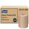 Tork Hand Towel Roll, Natural, Universal, H80, Extra Large, 100% Recycled, 1-Ply, 6 Rolls x 1000 ft, 8031000