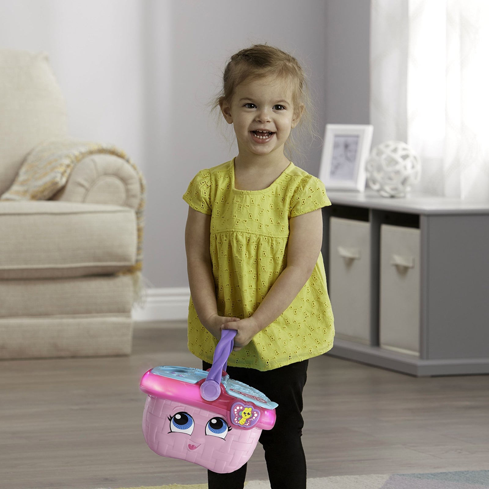 LeapFrog Shapes and Sharing Picnic Basket (Frustration Free Packaging), Yellow