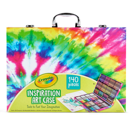 Crayola Silly Scents Mini Inspiration Art Case, Scented Crayons & Markers Set, Art Kit for Kids, Coloring Supplies, Travel Gifts for Kids, Ages 4+