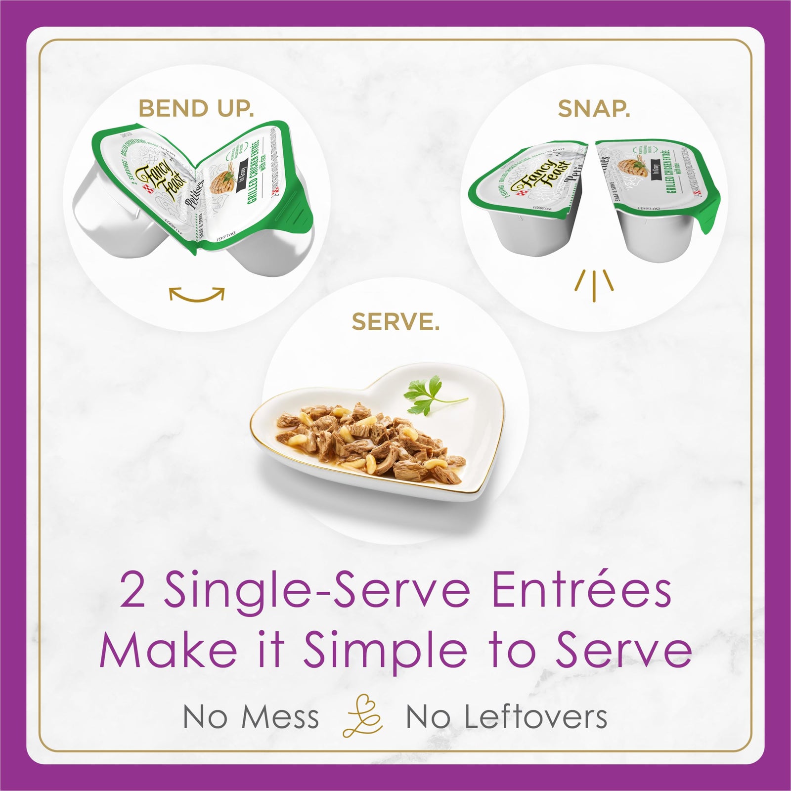 Purina Fancy Feast Gravy Lovers Poultry and Beef Grilled Gourmet Wet Cat Food Variety Pack - (Pack of 24) 3 oz. Cans