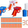 Nerf N Series Backyard Triple Pack, Includes 3 Flex Blasters, 3 Targets, 30 N1 Darts, Christimas Stocking Stuffer Gifts, Ages 8+ (Amazon Exclusive)