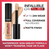 L'Oreal Paris Makeup Infallible Full Wear Waterproof Matte Concealer, Full Coverage, Bisque, 0.33 fl. oz.