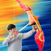 Nerf Pyrostrike Megabow, 42-Inch Bow Fires Arrows Up to 105 Feet, 2 Arrows with Soft Tips, Kids Outdoor Toys, Ages 10+ (Amazon Exclusive)