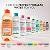 Garnier Micellar Water For Waterproof Makeup, Hydrating Facial Cleanser & Makeup Remover, Suitable for Sensitive Skin, Vegan, Cruelty Free, 13.5 Fl Oz (400mL), 1 Count