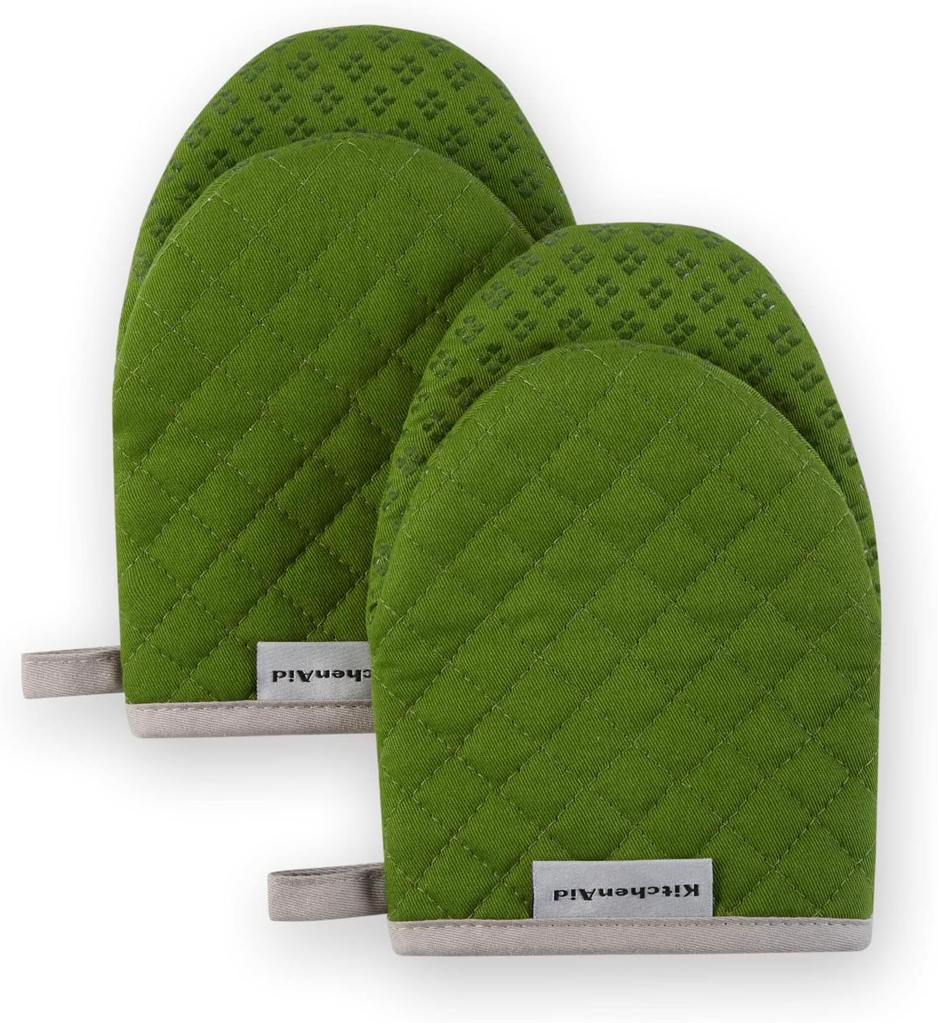 KitchenAid Asteroid Mini Oven Mitt Set, 5.5"x8", Charcoal Grey, 2 Piece