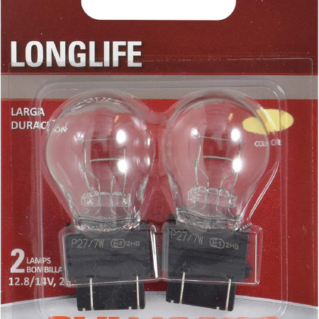 SYLVANIA 3157 Long Life Miniature Bulb, (Contains 2 Bulbs)