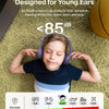 Belkin SoundForm Mini - Wireless Bluetooth Kids Headphones, 30H Battery, 85dB Safe Volume Limit, Built-in Microphone - Toddler On-Ear Earphones for iPhone, iPad, Fire Tablet, Ideal for School - White