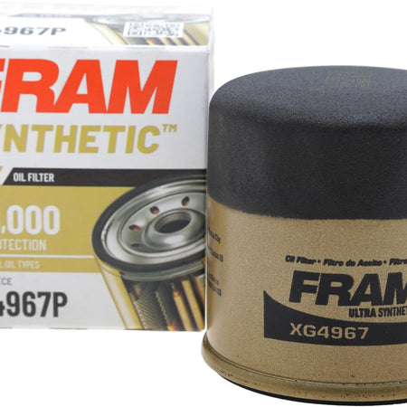 FRAM Synthetic XG4967P 20K Mile Change Automotive Replacement Engine Oil Filter for Synthetic Oil Changes, Premium Vehicle Engine Protection Oil Filter for Select Vehicle Model Years