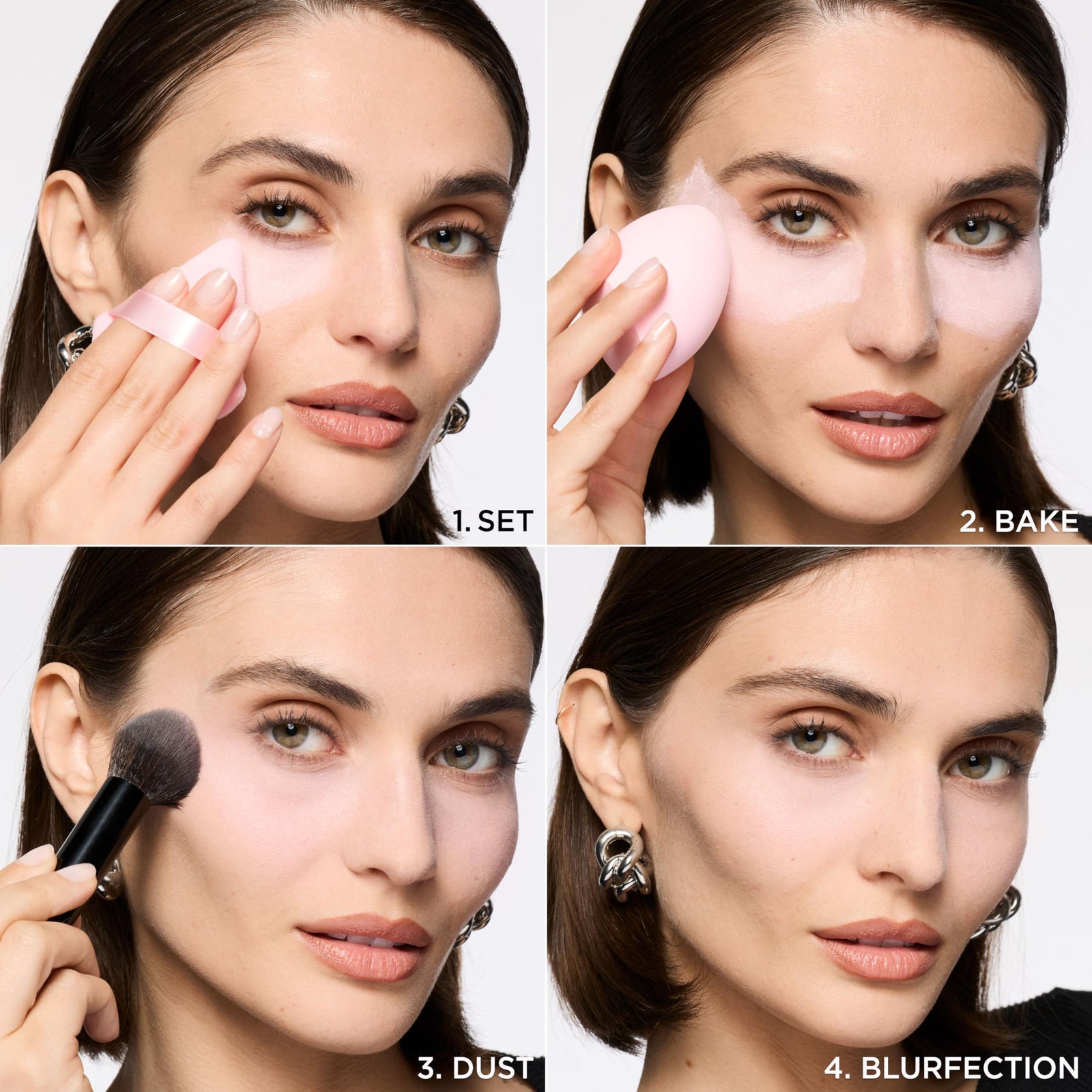 L'Oreal Paris Infallible Blur-fection Longwear Loose Setting Powder, Blurring Face Powder With Up to 24HRs of Wear, Brightening Deep Pink, 1 Kit