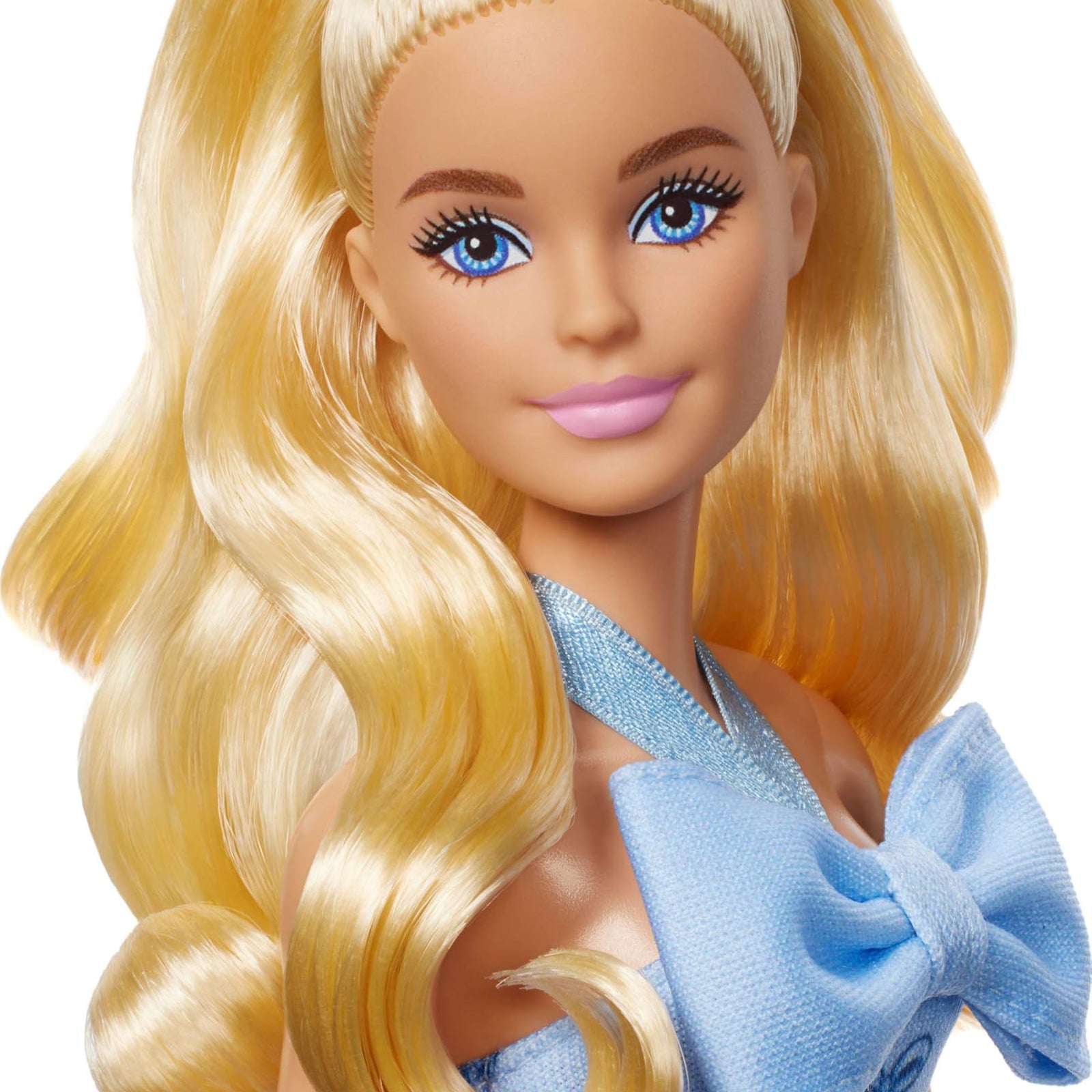 Barbie Fashionistas Doll #221 with Natural Black Hair Wearing Removable Red Dress & Accessories, 65th Anniversary Collectible Toy