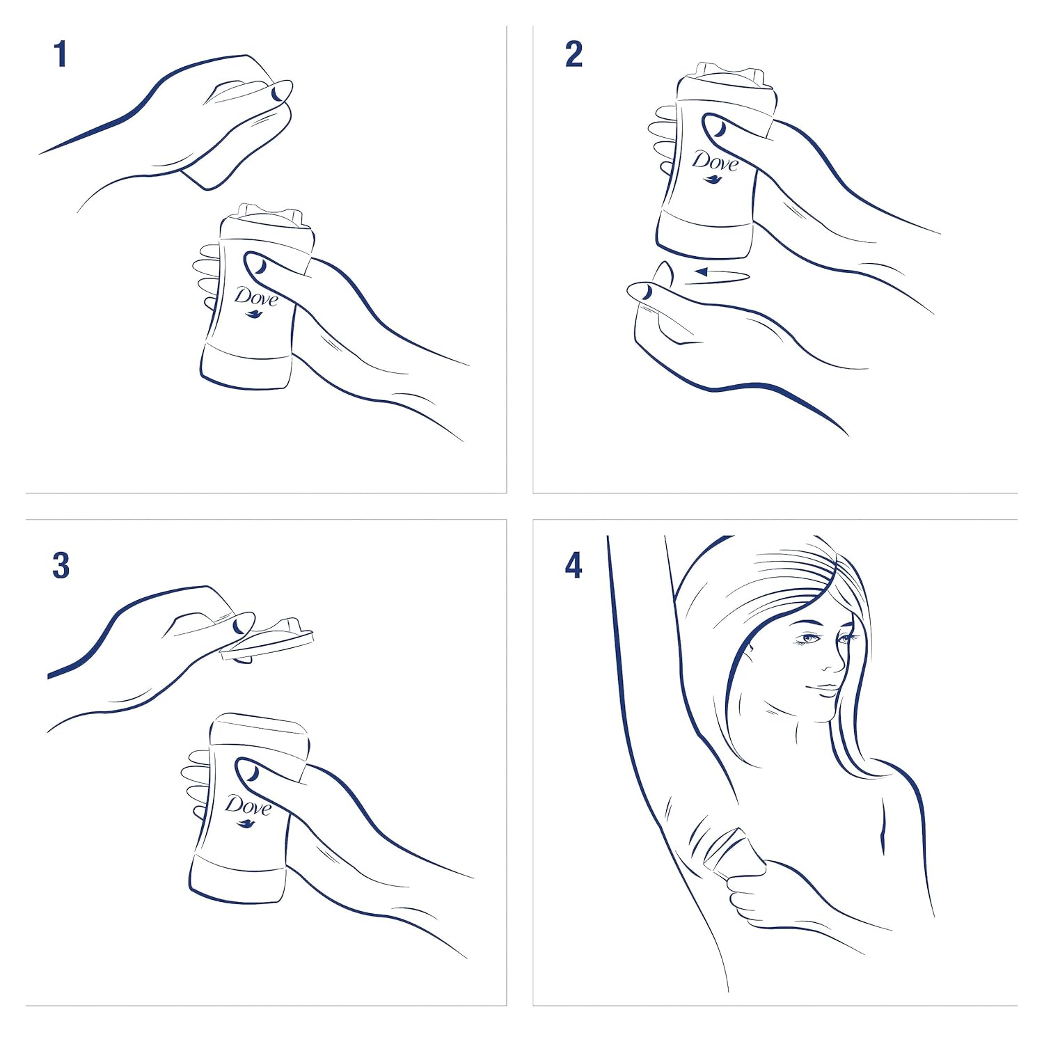 Dove Advanced Care Antiperspirant Deodorant Stick Cool Essentials 4 ct for helping your skin barrier repair after shaving 72 hour odor control and sweat protection with Pro Ceramide Technology 2.6 oz