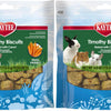 Kaytee Timothy Biscuits, Apple, for Guinea Pigs & Rabbits | Baked Treat | 4 oz | Pack of 2 | Small Animals