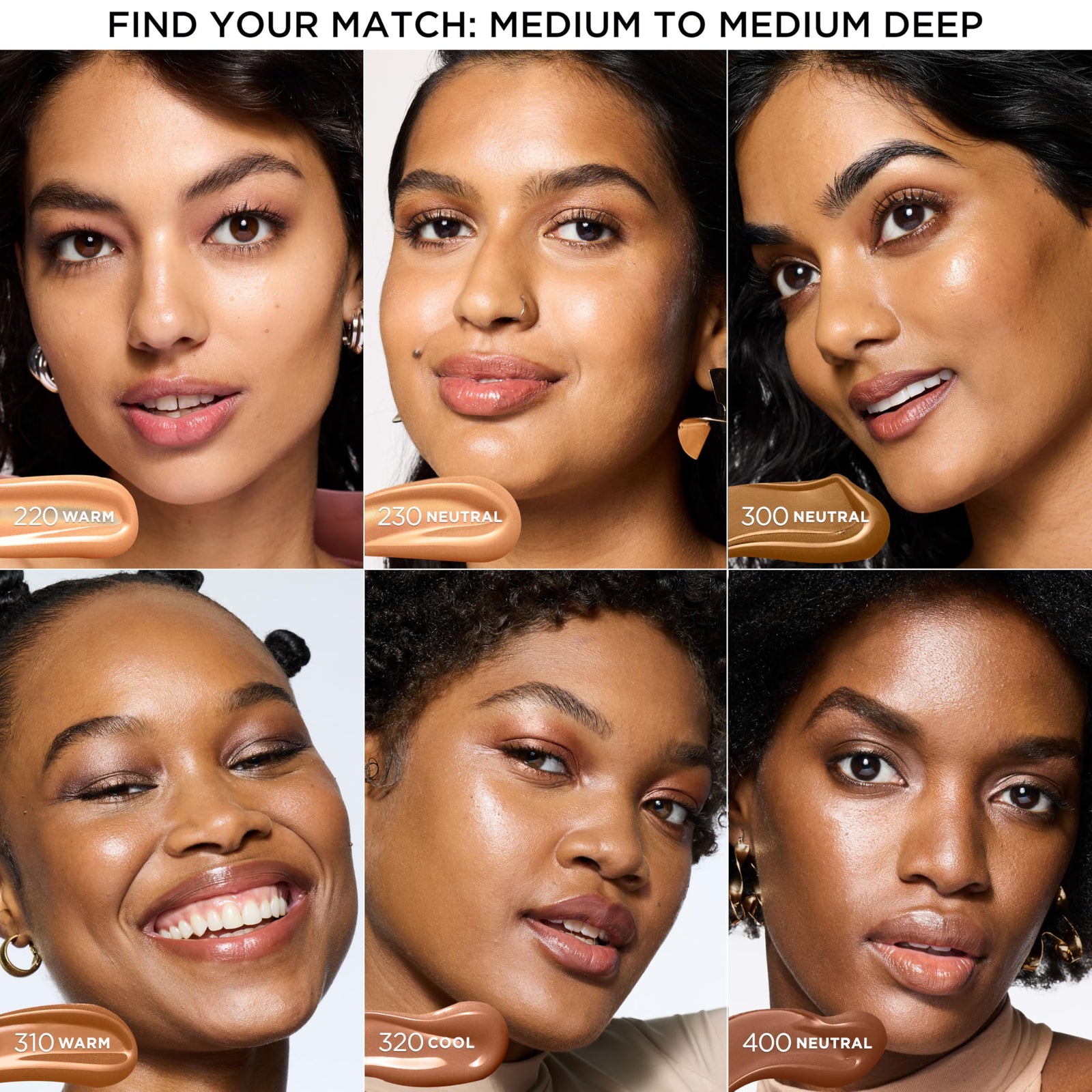 L'Oreal Paris Lumi Le Glow Skin Tint, Lightweight Water-Based Tinted Serum with Foundation-Like Coverage, Glow Illuminator, Warm 220, 0.85 Fl Oz