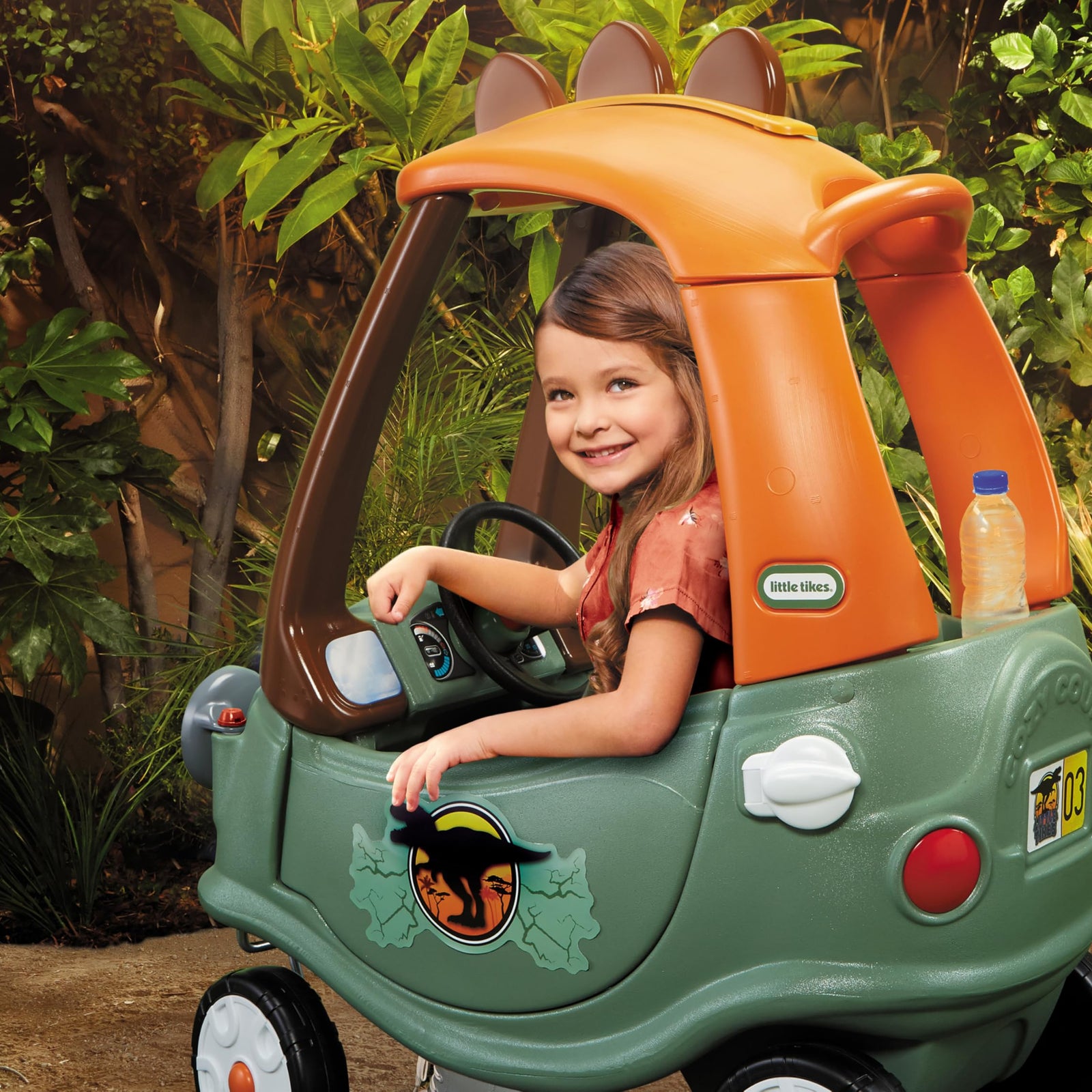 Little Tikes Cozy Coupe Dinosaur – Amazon Exclusive Large, Green