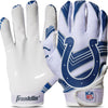 Franklin Sports Youth NFL Football Receiver Gloves - Kids Football Gloves Pair - NFL Team Logos and Silicone Palm