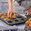 KitchenAid Non-stick Muffin Pan, 12 Cup, Evergreen