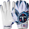 Franklin Sports Youth NFL Football Receiver Gloves - Kids Football Gloves Pair - NFL Team Logos and Silicone Palm