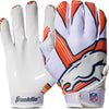Franklin Sports Youth NFL Football Receiver Gloves - Kids Football Gloves Pair - NFL Team Logos and Silicone Palm