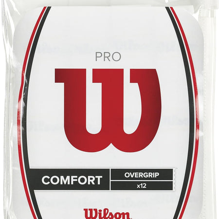 WILSON Perforated Pro Tennis Racquets Over Grip, White