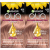 Garnier Hair Color Olia Ammonia-Free Brilliant Color Oil-Rich Permanent Hair Dye, 9 1/2.1 Lightest Ash Blonde, 1 Count (Packaging May Vary)