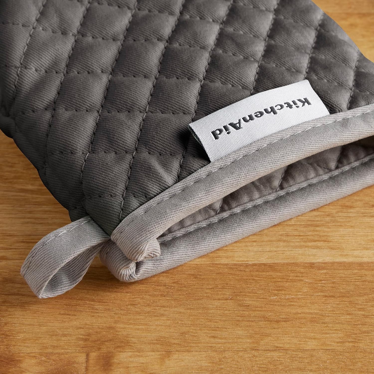 KitchenAid Asteroid Mini Oven Mitt Set, 5.5"x8", Charcoal Grey, 2 Piece