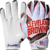 Franklin Sports Youth NFL Football Receiver Gloves - Kids Football Gloves Pair - NFL Team Logos and Silicone Palm