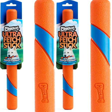 Chuckit! Interactive Dog Toy Ultra Fetch Stick Day & Night Bundle, 12 Inches, Outdoor, Pack of 2