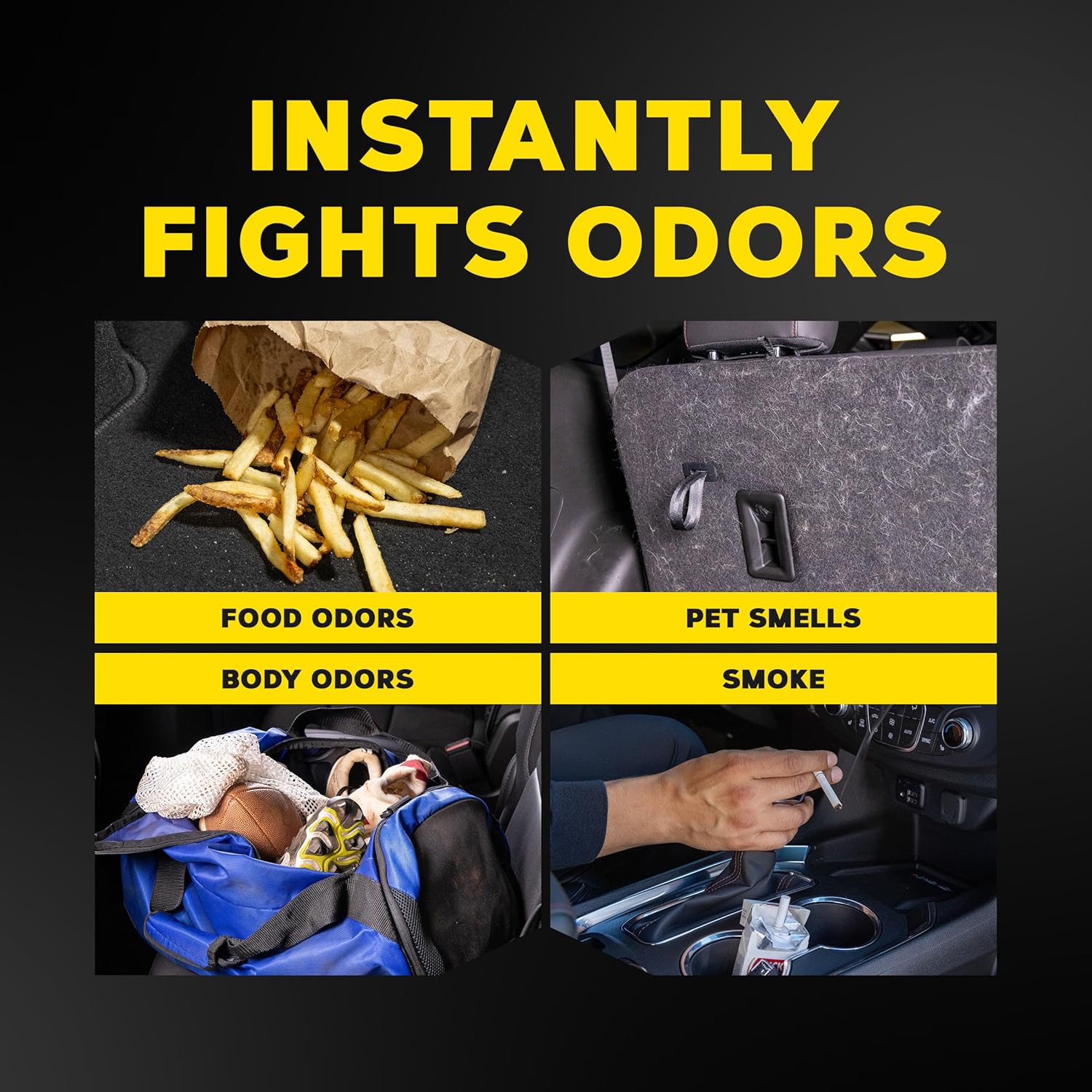 Meguiar's Air Re-Fresher Odor Fighting Spray, New Car Scent,Convenient Air Freshener that Instantly Fights Odors and Leaves Behind a Long-Lasting New Car Scent, 8 Oz Trigger Spray