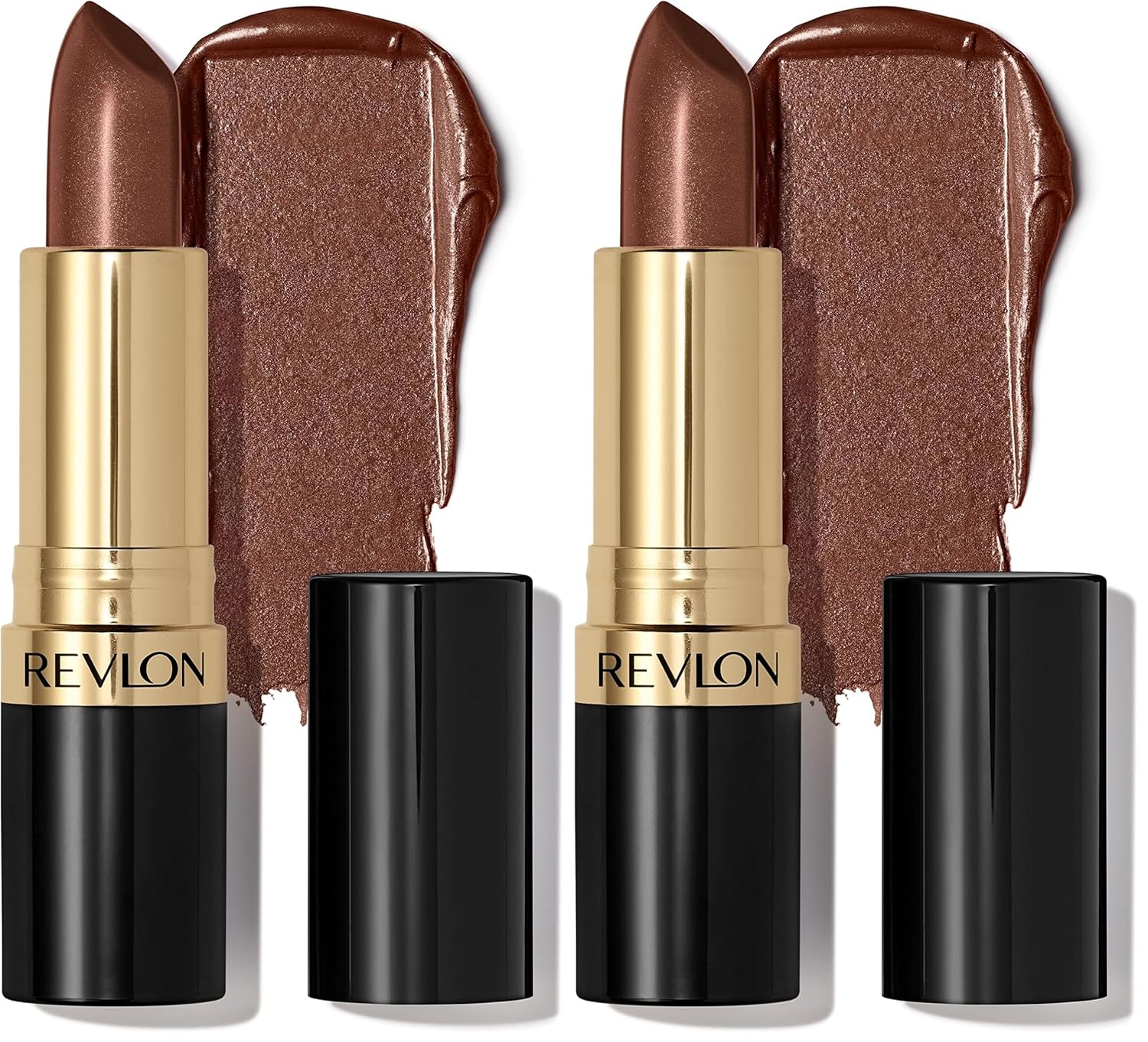 REVLON Super Lustrous Lipstick, High Impact Lipcolor with Moisturizing Creamy Formula, Infused with Vitamin E and Avocado Oil in Red/Coral, Extra Spicy (761) (Pack of 4)