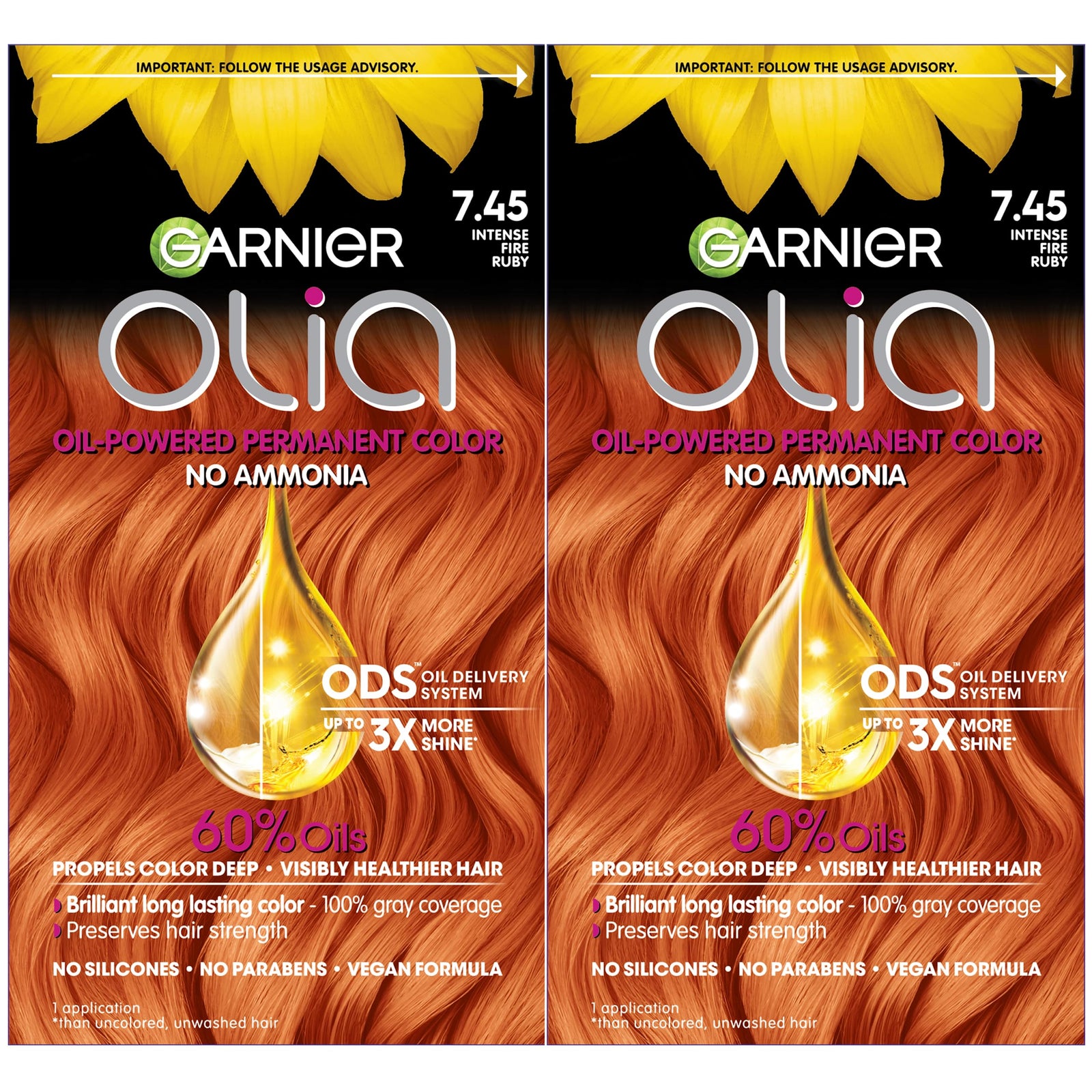 Garnier Hair Color Olia Ammonia-Free Brilliant Color Oil-Rich Permanent Hair Dye, 9 1/2.1 Lightest Ash Blonde, 1 Count (Packaging May Vary)