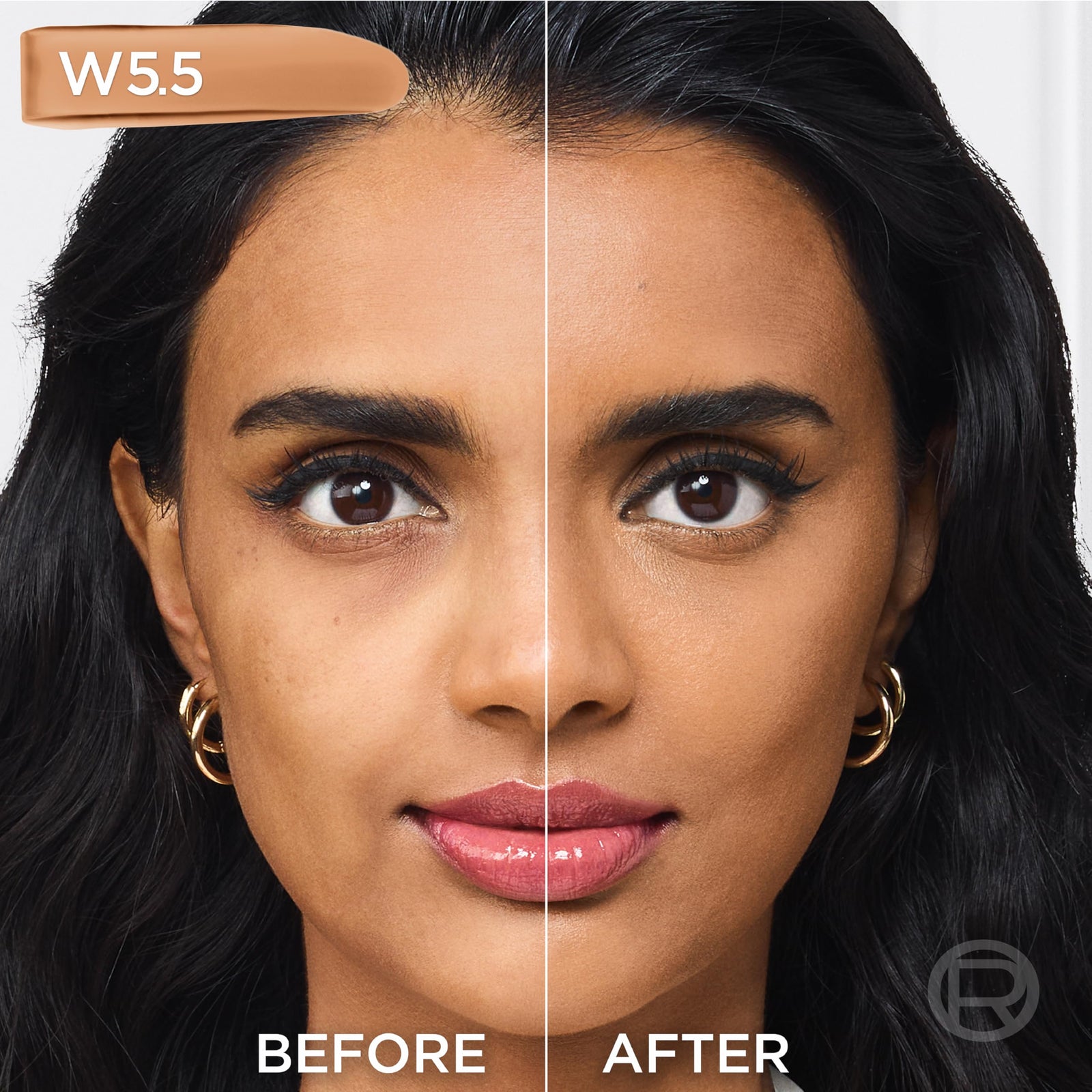 L'Oreal Paris True Match Super-Blendable Foundation, Medium Coverage Liquid Foundation Makeup, W2.5, Light Medium, 1 Fl Oz