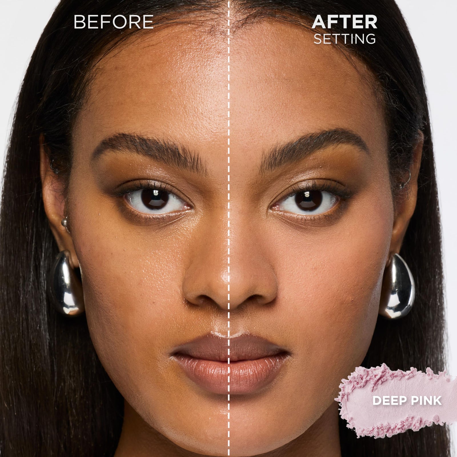 L'Oreal Paris Infallible Blur-fection Longwear Loose Setting Powder, Blurring Face Powder With Up to 24HRs of Wear, Brightening Deep Pink, 1 Kit