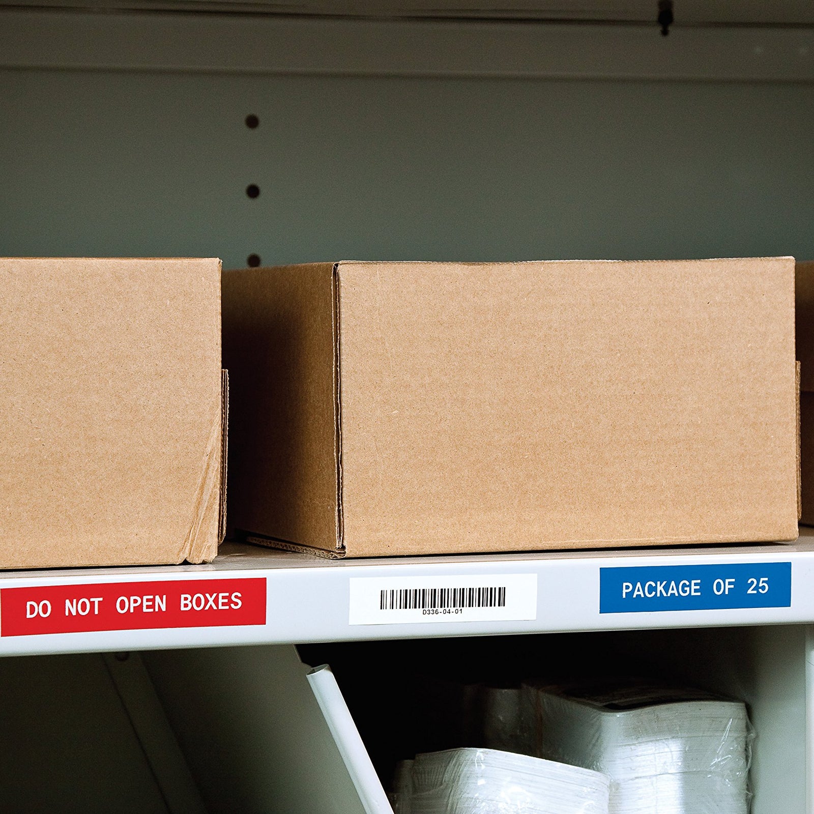 Brady Authentic (M21-375-595-BR) All-Weather Vinyl Label for Indoor/Outdoor ID, Lab and Equipment Labeling, White on Brown- ForM210, M210-LAB, M211, BMP21-PLUS and BMP21-LAB Printers, .375" W, 21' L