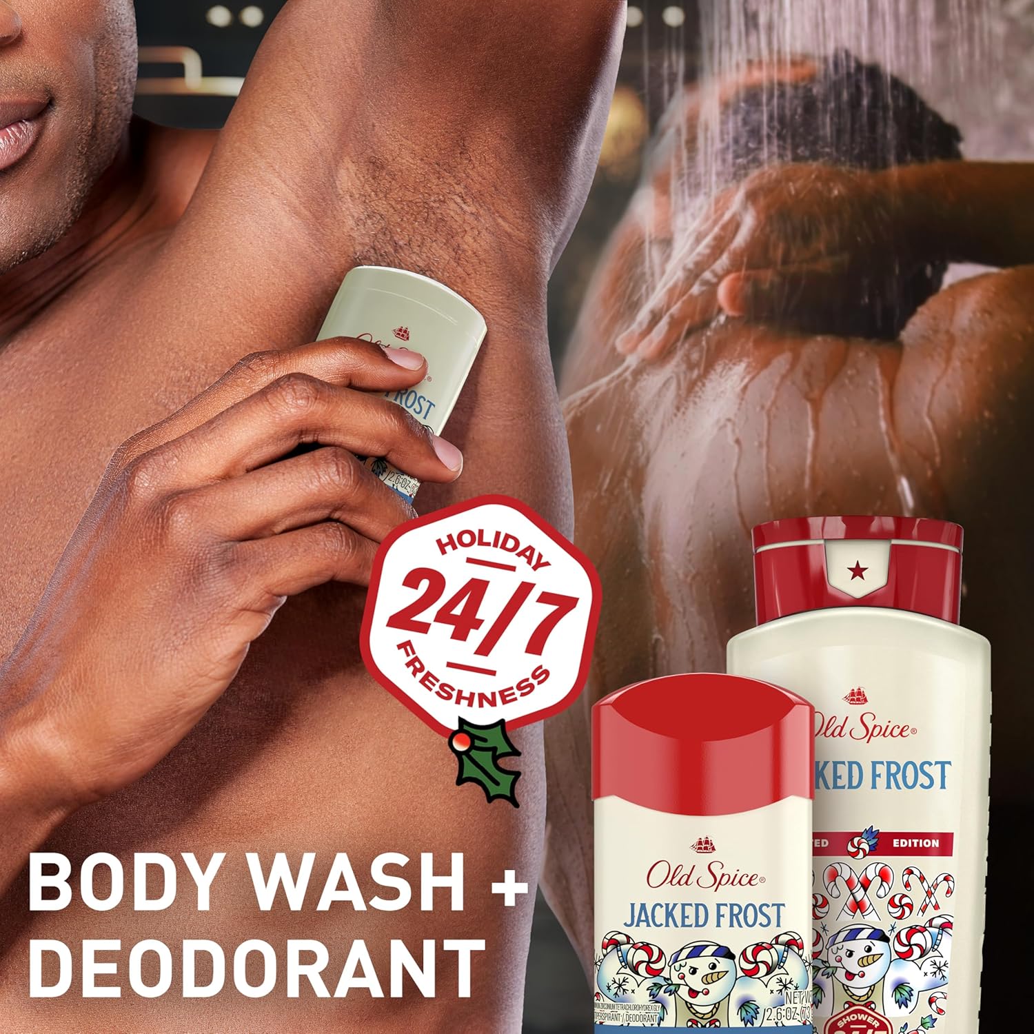 Old Spice Dry Feel Antiperspirant Deodorant for Men, 24/7 Freshness, 24/7 Sweat & Odor Protection, Gentle on Skin with Skin Conditioners, Timber with Sandalwood + Cypress Scent, 2.6 oz
